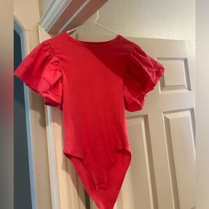 Zara Pink Body Suit- size L, tight fitting